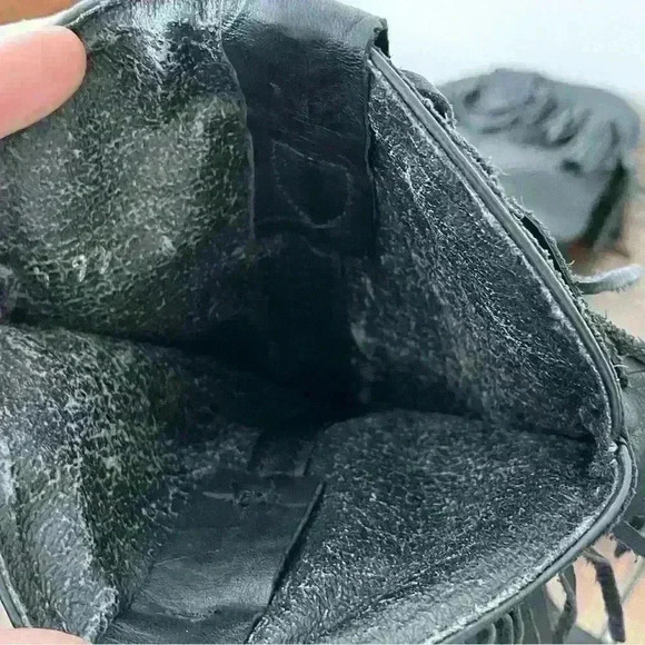 Vintage Acme Fringe Western Boots Made in Mexico Womens size 5 - Picture 10 of 10